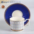 white elegance bone china coffee cup and saucers for cafe